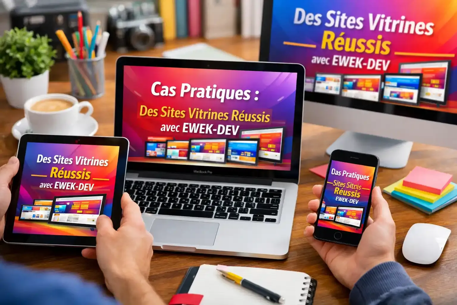 Exemples de sites vitrines réussis par EWEK-DEV