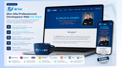 Capture du projet EWEK DEV — Mon Site Professionnel