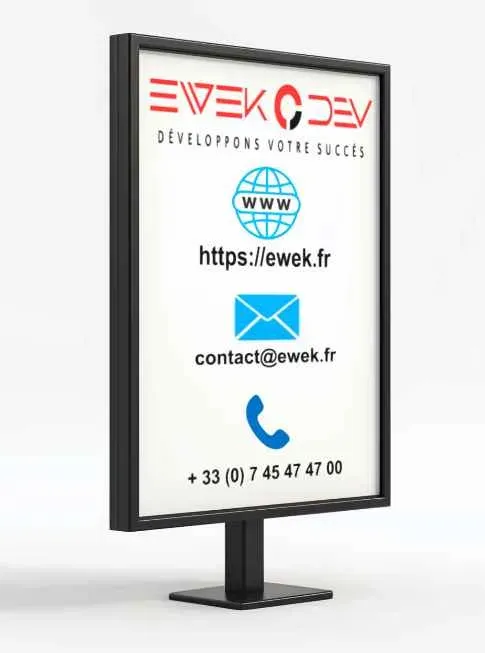 EWEK-DEV Contact - Développons votre succès